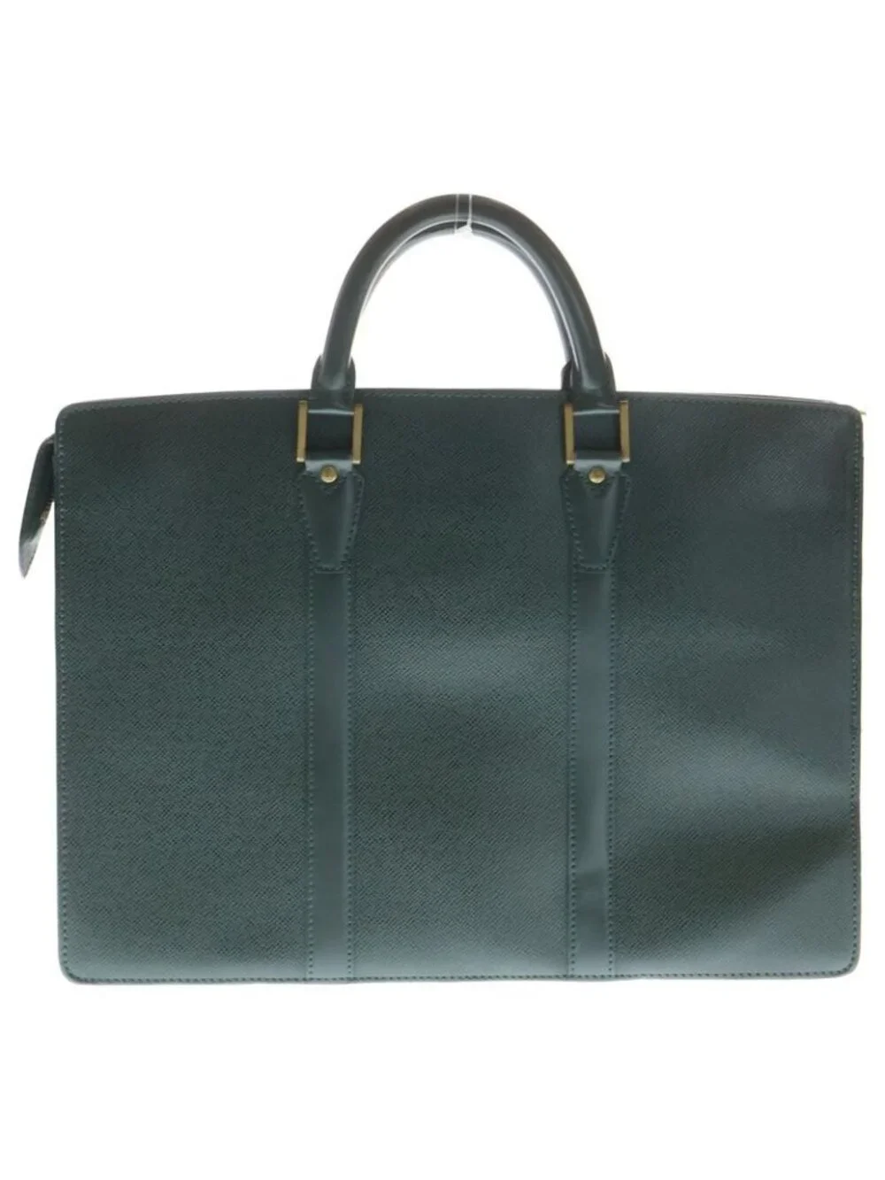Louis Vuitton Taiga Porte Documents Briefcase Leather Business Bag Green - Picture 2 of 6